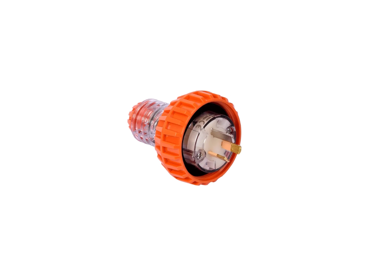 15A - 3PIN PLUG - STRAIGHT - 500-1